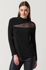 TOP MESH AVA 234250 - black