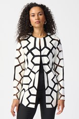 JACKET LASER-CUT LEATHERETTE 241905 - vanilla