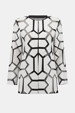 JACKET LASER-CUT LEATHERETTE 241905 - vanilla