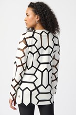 JACKET LASER-CUT LEATHERETTE 241905 - vanilla
