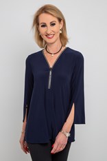 TUNIC ZIP LIZETTE 243314 - midnight blue