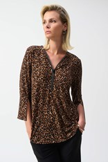 TUNIC ZIP VIVIEN 244252 - leopard