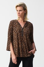 TUNIC ZIP VIVIEN 244252 - leopard