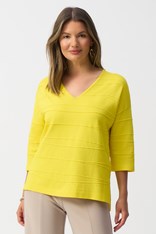 TOP V NECK SWEATER SHAWNE 251923 - citrus