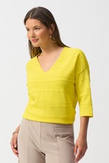 TOP V NECK SWEATER SHAWNE 251923 - citrus