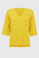 TOP V NECK SWEATER SHAWNE 251923 - citrus