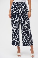 CULOTTE PANTS DANIELLA 252145 - mid blue / vanilla