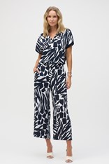 CULOTTE PANTS DANIELLA 252145 - mid blue / vanilla