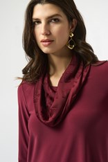 TOP COWL NECK PATRICIA 253211 - merlot