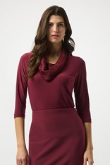 TOP COWL NECK PATRICIA 253211 - merlot