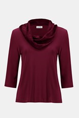 TOP COWL NECK PATRICIA 253211 - merlot