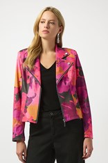 JACKET FAUX SUEDE WENDY 253954 - pink floral
