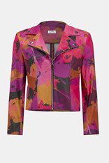 JACKET FAUX SUEDE WENDY 253954 - pink floral