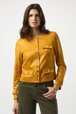 JACKET FOILED FAUX SUEDE 253935 - medallion