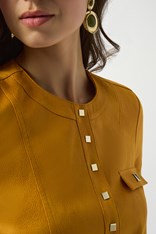 JACKET FOILED FAUX SUEDE 253935 - medallion