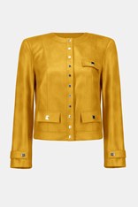 JACKET FOILED FAUX SUEDE 253935 - medallion