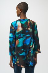 TUNIC ZIP CELINE - blue splash