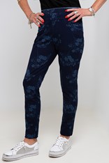 JEANS LUSTRE BLOSSOM - navy