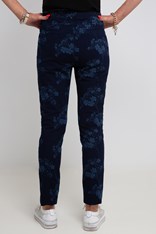 JEANS LUSTRE BLOSSOM - navy