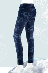 JEANS LUSTRE BLOSSOM - navy