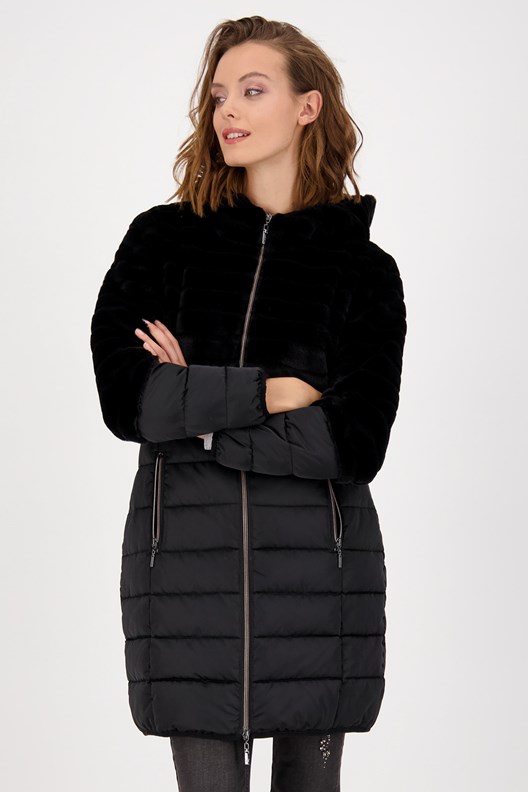 COAT FAUX FUR QUILTED 805974