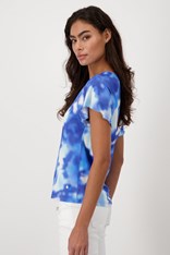 TOP TEE MYKONOS 407795 - blue breeze