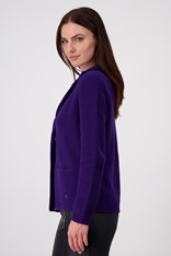 JACKET KATRINA 100% COTTON 807272 - aubergine