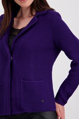 JACKET KATRINA 100% COTTON 807272 - aubergine