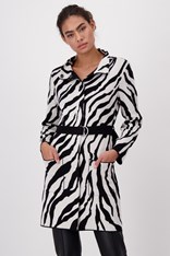 JACKET KNIT MARCEL COTTON BLEND 807237 - zebra