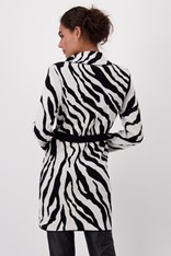JACKET KNIT MARCEL COTTON BLEND 807237 - zebra