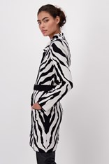 JACKET KNIT MARCEL COTTON BLEND 807237 - zebra