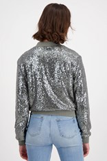 JACKET SEQUINS ELEANOR 807436 - frozen green