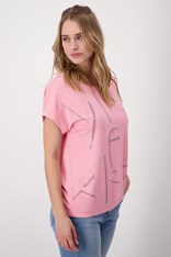 TOP TEE KARA 408507 - dusty pink