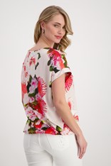 TOP TEE HOPE 408539 - floral temple black