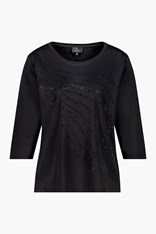 TOP RHINESTONE JULIET 808096 - black