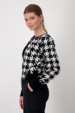 CARDI KNIT SOFIA 807784 - black white