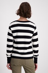 PULLOVER ERICA 808088 - black stripe