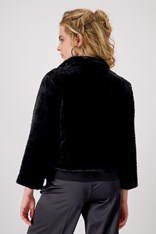 JACKET FAUX FUR MARIA 808513 - black