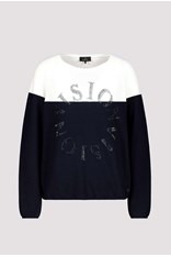 SWEATER VISION 409242 - navy white