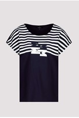TOP TEE TONI - navy white