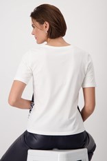 TOP TEE ENGLISH GARDEN - off white