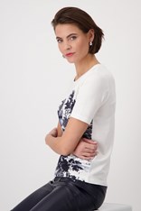 TOP TEE ENGLISH GARDEN - off white