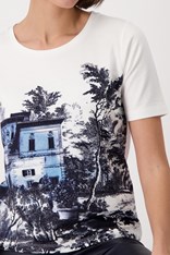 TOP TEE ENGLISH GARDEN - off white