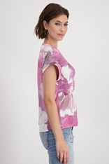 TOP TEE SABINA - pink floral