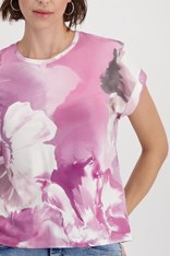 TOP TEE SABINA - pink floral