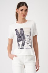 TOP TEE HANNAH - vanilla