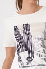 TOP TEE HANNAH - vanilla
