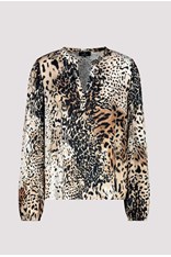 BLOUSE V NECK ISABEL - leopard