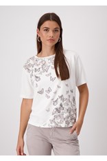 TOP TEE BUTTERFLIES - off white