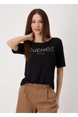 TOP TEE BUENOS - black
